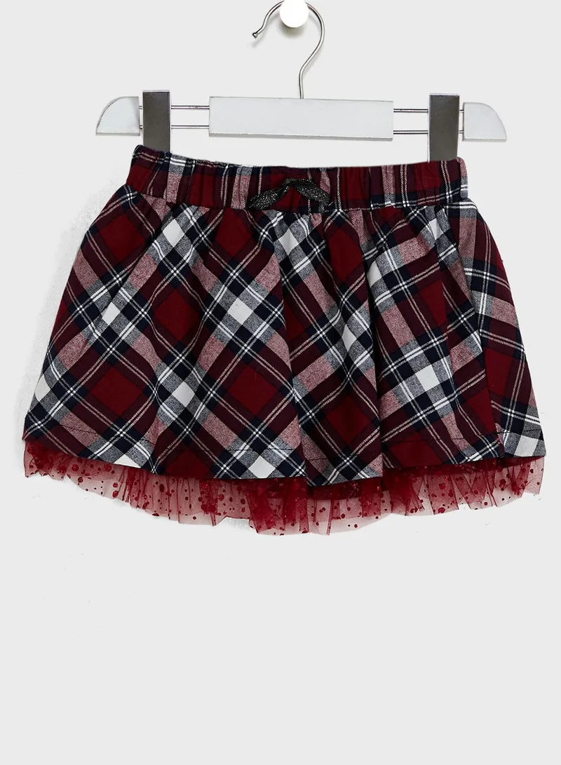 Babybol Kids Printed Frill T-Shirt & Skirt Set