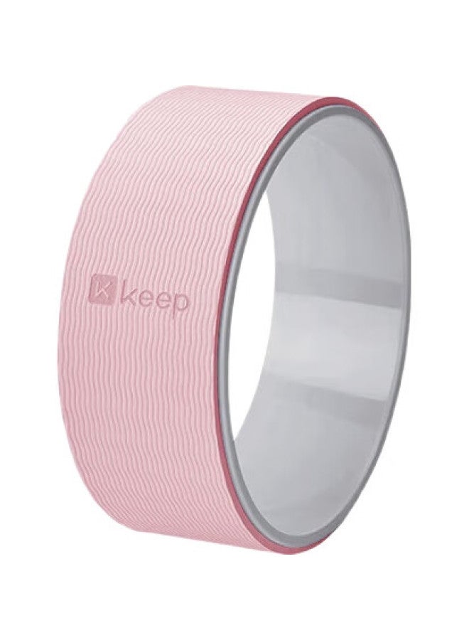 Keep Yoga Wheel, Beginner'S Backbend Yoga Ring, Fitness Pilates Circle For Back Opening, High Stability Support, Pink/Gray - Image 3
