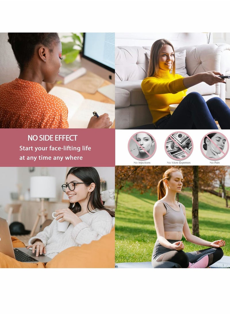 SYOSI - V-Shaped Slimming Face Mask, Double Chin Reducer Face Lift Tape, Jawline Shaper Chin Strap Neck Lift Tape V-Shaped Face Lifting Mask for Firming and Tightening Skin - Image 1