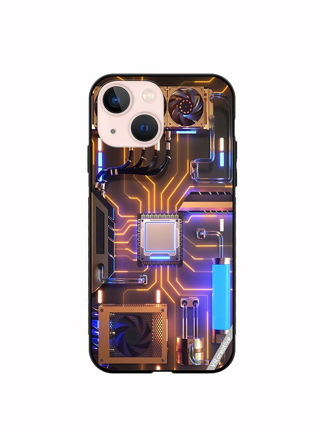 VR CREATIVE Protective Case Cover For Apple iPhone 13 mini Server Design Multicolour - Image 1