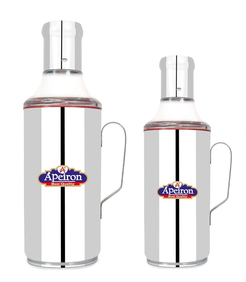Apeiron Stainless Steel Nozzle Oil Dispenser Set of 2 1000ml 750 ml - Image 1