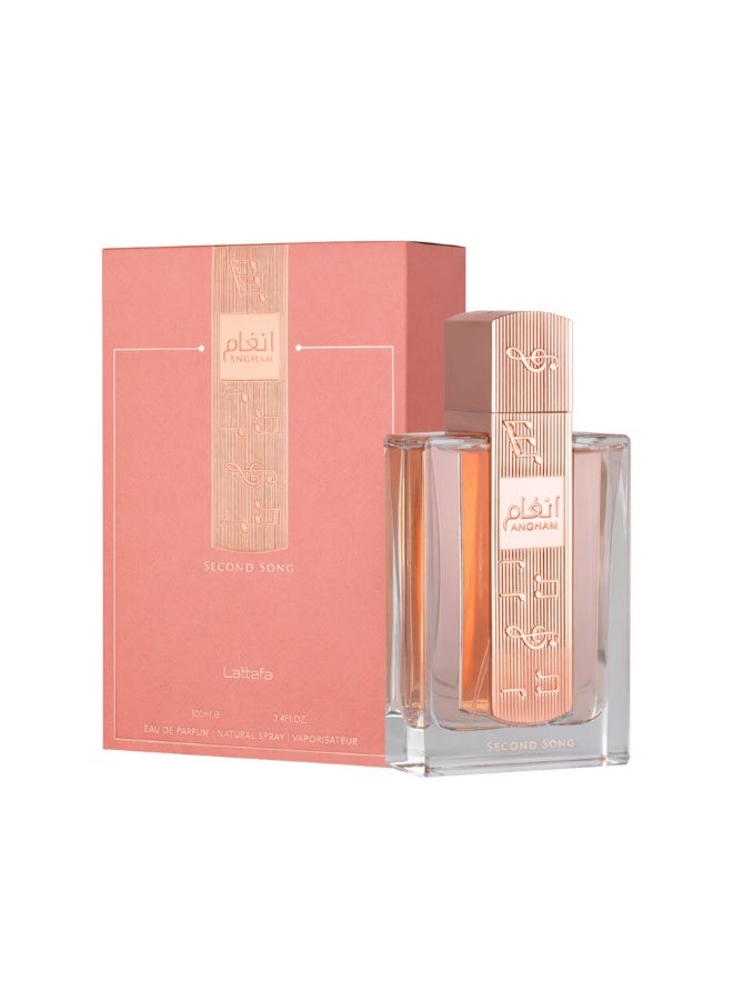 Lattafa Unisex Angham Second Song EDP Spray 3.4 oz Fragrances - Image 1