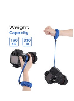 KASTWAVE Camera Wrist Strap, Universal Umbrella Rope Camera Handle with Adjustable Wrist Strap Outdoor Anti-Loss Hand Rope for Binoculars for Nikon / Canon / Sony / Minolta / Panasonic /, Etc. (2, Green Blue)  - Image 5