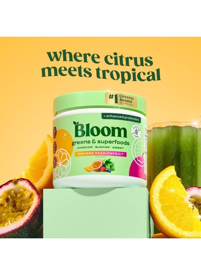 Bloom Nutrition Superfood Greens Powder, Orange Passionfruit - Image 2