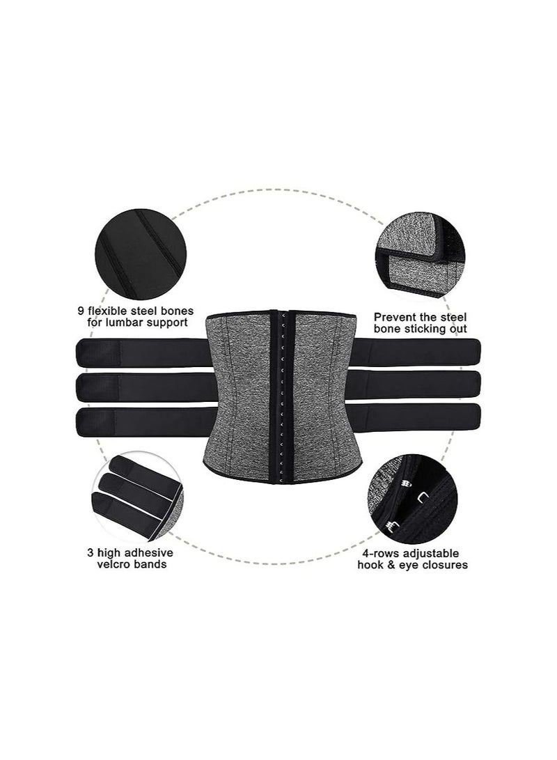 Excefore حزام تنحيف وتقليم للرجال، مدرب للبطن، مشد من النيوبرين لتعرق البطن، دعم الظهر الرياضي وتحسين الوضعية - 3XL - Image 4