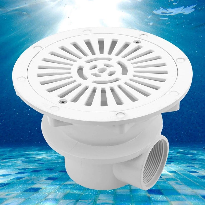 woobles Floor Drain, Pool Main Drain Cover, 1.5Inch In-Ground Easy to Install Wear-Resistant Aquarium for Hot Spring Pond Pools Accessary Swimming Pool- - Image 1