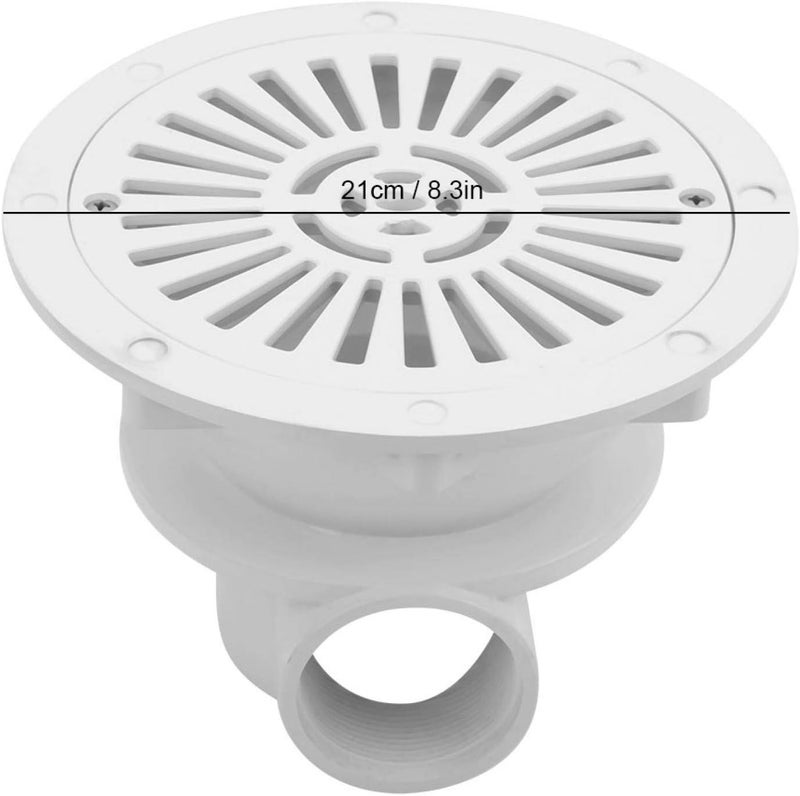 woobles Floor Drain, Pool Main Drain Cover, 1.5Inch In-Ground Easy to Install Wear-Resistant Aquarium for Hot Spring Pond Pools Accessary Swimming Pool- - Image 3