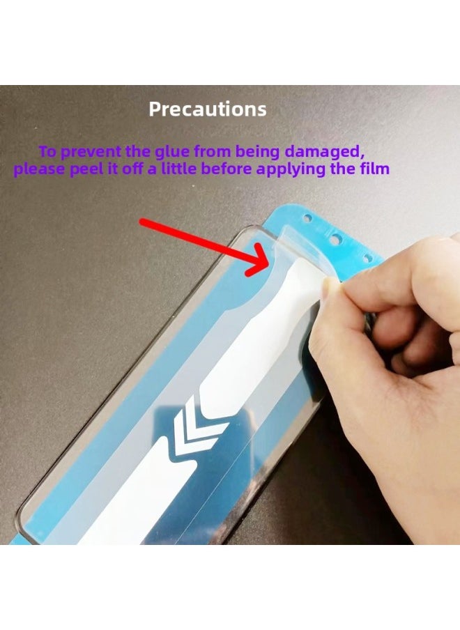 Generic - Suitable For One Plus Ace3pro Full Adhesive Tempered Film Curved Surface Artifact Positioning Paste OneplusAce2 Mobile Phone Protective Film-Color:The Full-glue Toughened Film Of The Strip Version [hidden Edge Bare Sheet Does Not Send Artifact]]-Dimensions:One Plus Ace3pro - Image 1