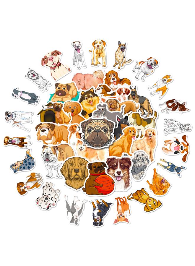 Bluejw Hot 100 Cute Realistic Dog Graffiti Sticker Mobile Phone Shell Water Cup Flat Decoration - Image 1