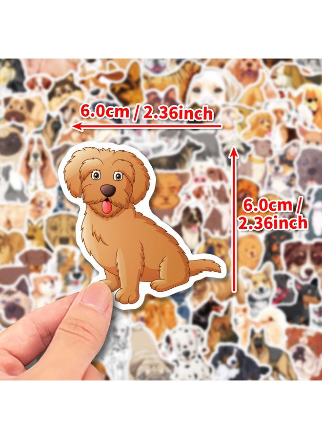 Bluejw Hot 100 Cute Realistic Dog Graffiti Sticker Mobile Phone Shell Water Cup Flat Decoration - Image 4