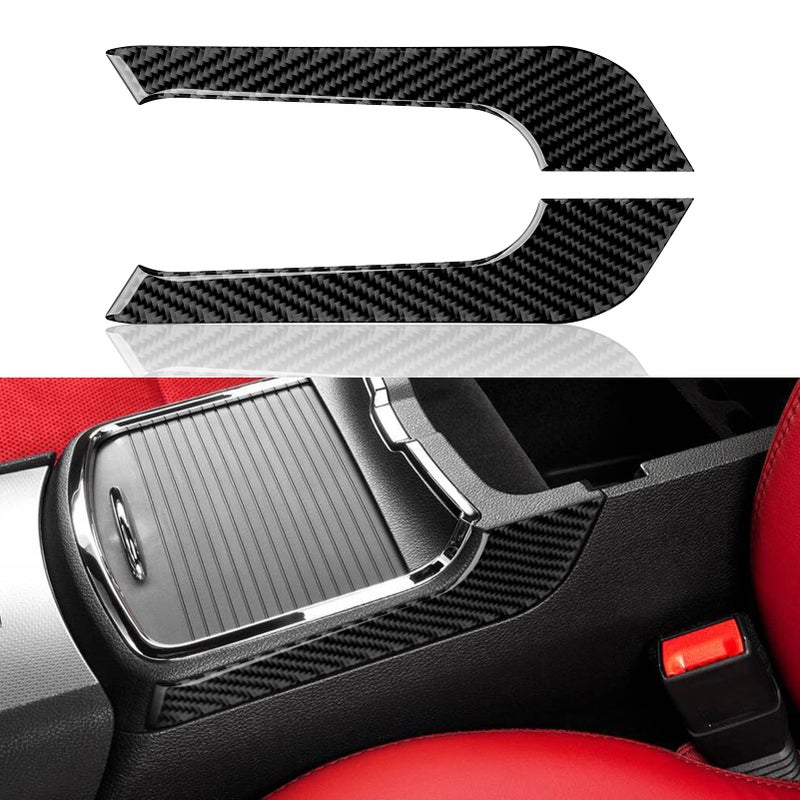 BRMYL for 20112023 Dodge Charger Accessories 20152023 Chrysler 300 Accessories Car Armrest Box Decals Carbon Fiber Stickers
