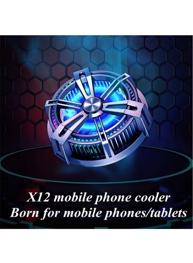 Mobile Phone Cooler for Magsafe, iPad Cooler, Tablet Cooler, Game Cooler Fan for PUBG, Designed for iPhone and Android, Semiconductor Heatsink Without Noise for Live Streaming and Vlog  - Image 2