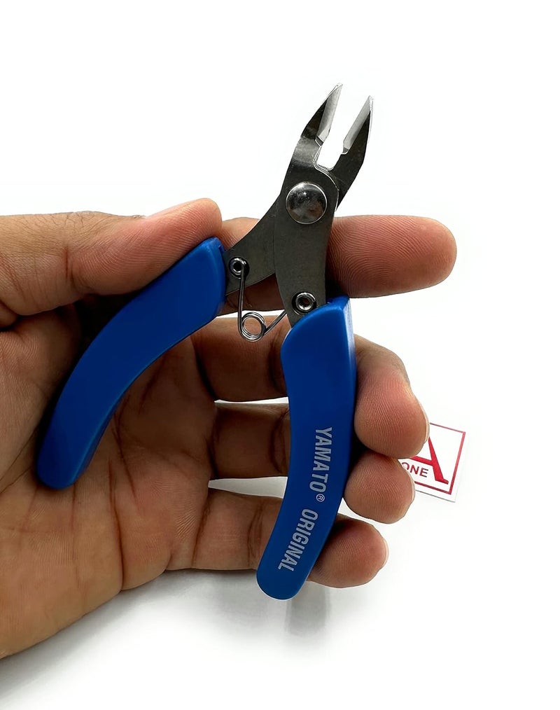 Aone Yamato Stainless Steel Mini Diagonal Nipper Cutter Plier 4" 4pcs Multipurpose Plastic Coated for Wire/Plastic Cutting, Jewellery Making & Repair, Electronic, Watchmaking, Hobby Crafts DIY - Image 4