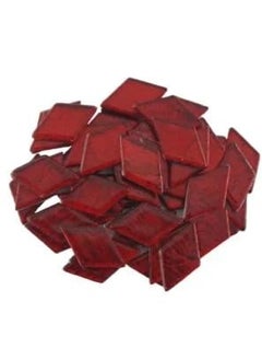 Art Mosaic Art Mosaic Art Craft Tile Set Home Decor Hand Tool for Mosaic Tile Wall Decor Tiles Red Glossy Foil Mix Diamond Shape 