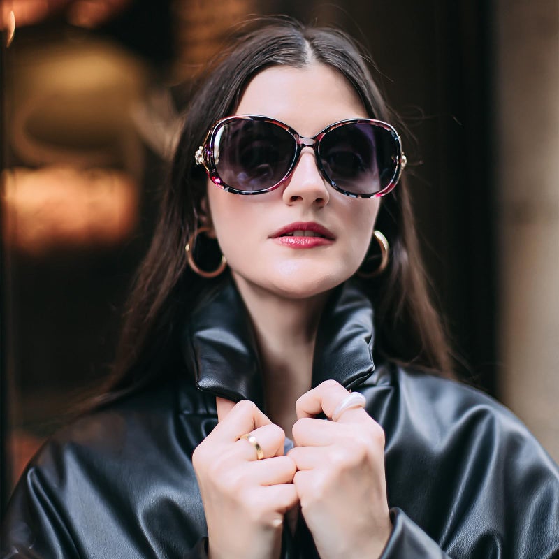 FIMILU Sunglasses for Women Trendy Polarized Sunglasses Oversized Big Sun Glasses Ladies Shades UV Protection - Image 3
