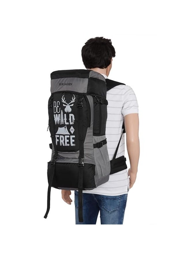 Fur Jaden 55 LTR Rucksack Travel Backpack Bag for Trekking, Hiking with Shoe Compartment - Image 2