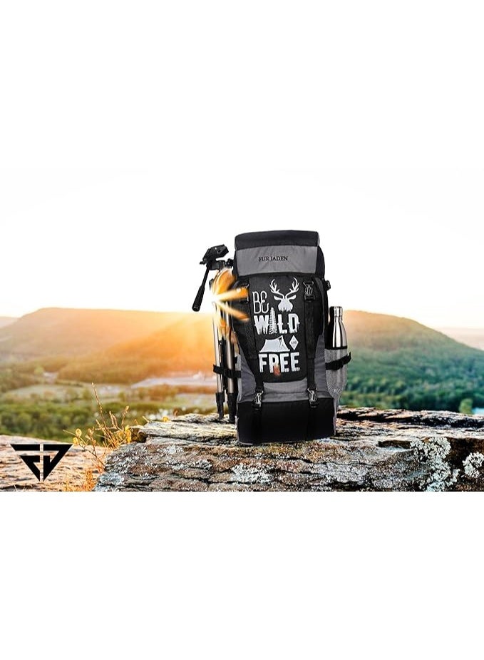 Fur Jaden 55 LTR Rucksack Travel Backpack Bag for Trekking, Hiking with Shoe Compartment - Image 3
