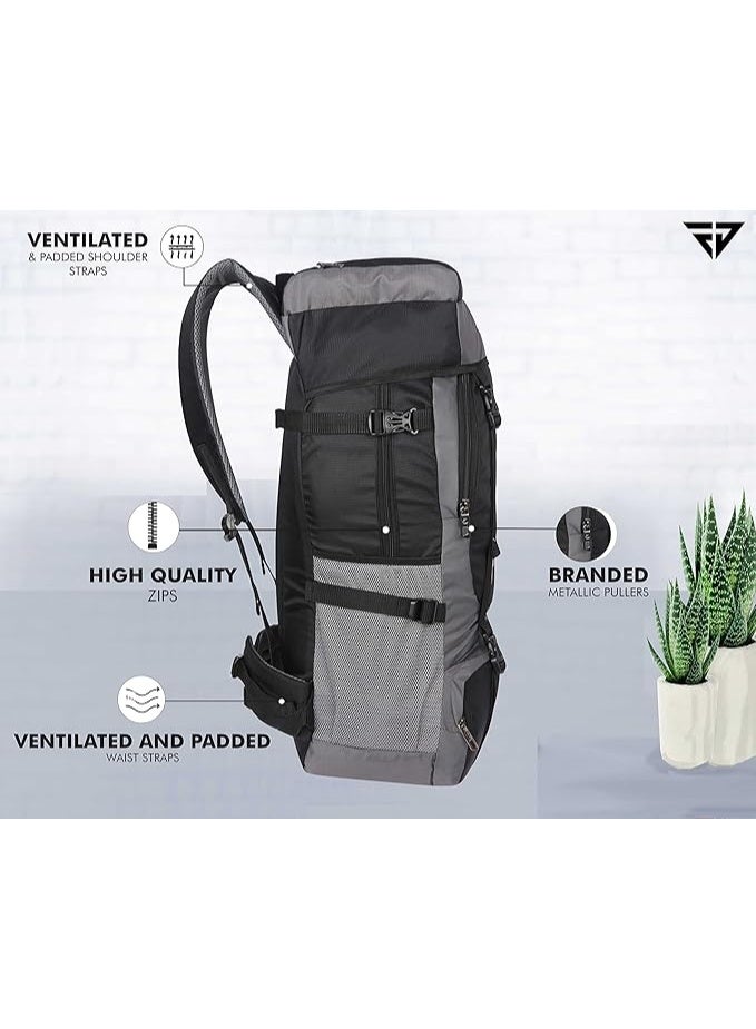 Fur Jaden 55 LTR Rucksack Travel Backpack Bag for Trekking, Hiking with Shoe Compartment - Image 5