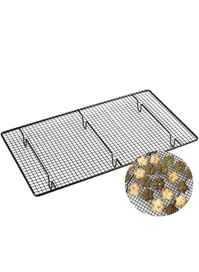 AMERTEER Thicken Black Cake Cooling Rack – Durable Non-Stick Wire Rack for Baking, Cooling, and Roasting - Image 1