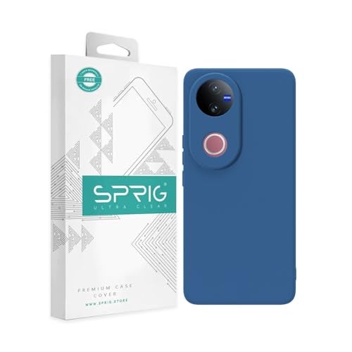 SPRIG Compatible with VIVO T4R 5G TPU Basic Premium Back Cover Case Drop Tested Shock Proof for Boys and Girls with Camera Protection (Blue) - Image 1