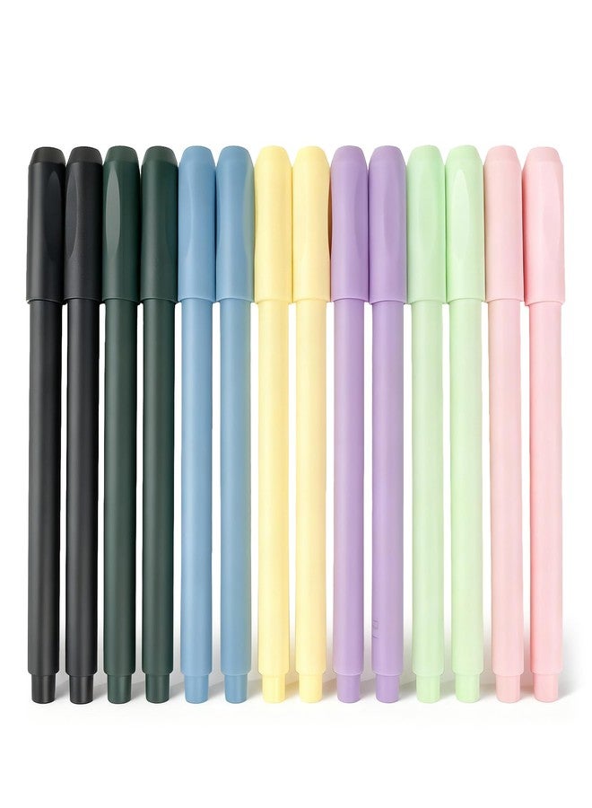 FUNLAVIE 14 Pcs Adjustable Pencil Extenders for Artists, Macaron Colors Pencil Lengthener & Colored Pencil Holder for Sketching, Writing and Art Drawing - Image 1