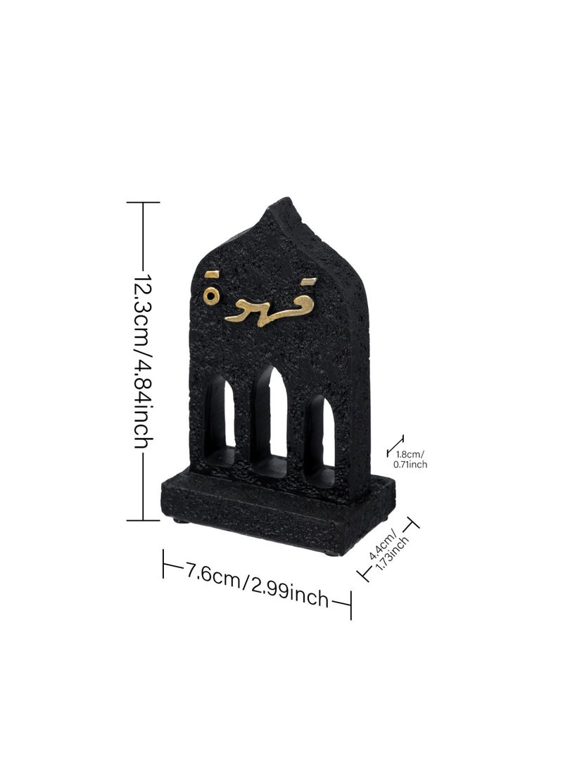 زخرفة رائعة وبسيطة من الراتنج ذات معاني جميلة، زخرفة زخرفية من الراتنج. كقطعة زخرفية، يمكن استخدامها لتزيين المنزل، والديكور الداخلي، وتزيين غرفة الشاي. - Image 3
