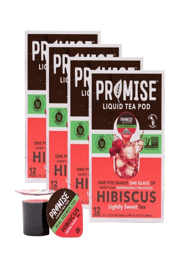 Java House Promise Tea by Java House - Cold-Brewed Tea Concentrate Pods - Ethically Sourced - Hibiscus Lightly Sweet Tea - Pack of 48 - Image 1