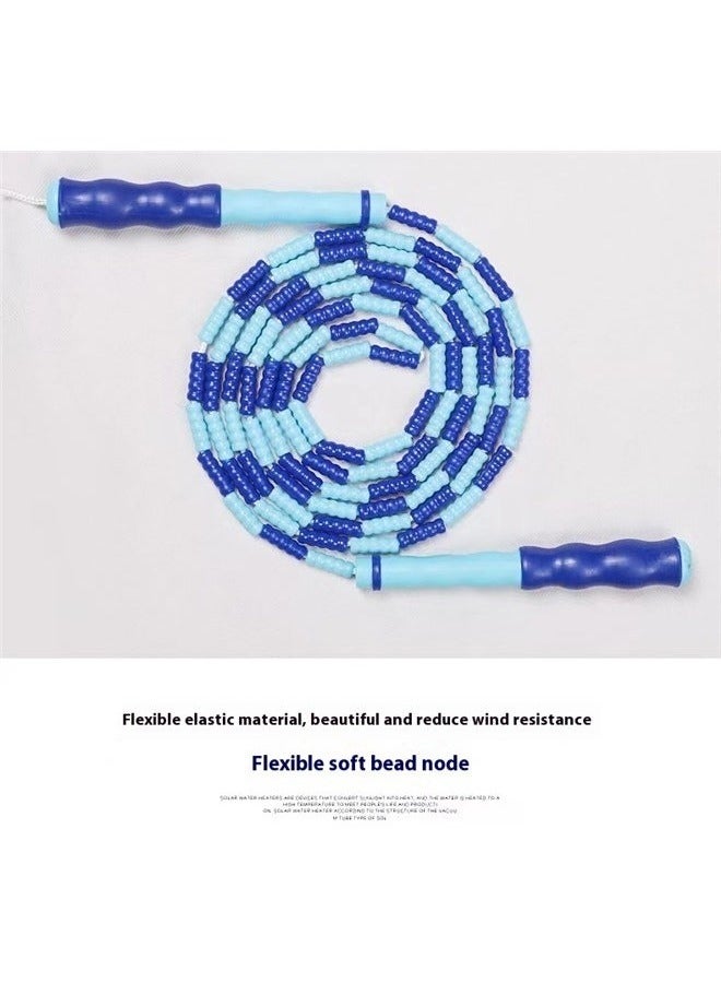2-Piece Soft Beaded Jump Rope 9 feet, Jump Rope for Kids Girls and Boys, Soft Beaded Jump Ropes, Adjustable Skipping Rope, Tangle-Free Segmented Rope for Kid and Women Men Adults Exercise - Image 4