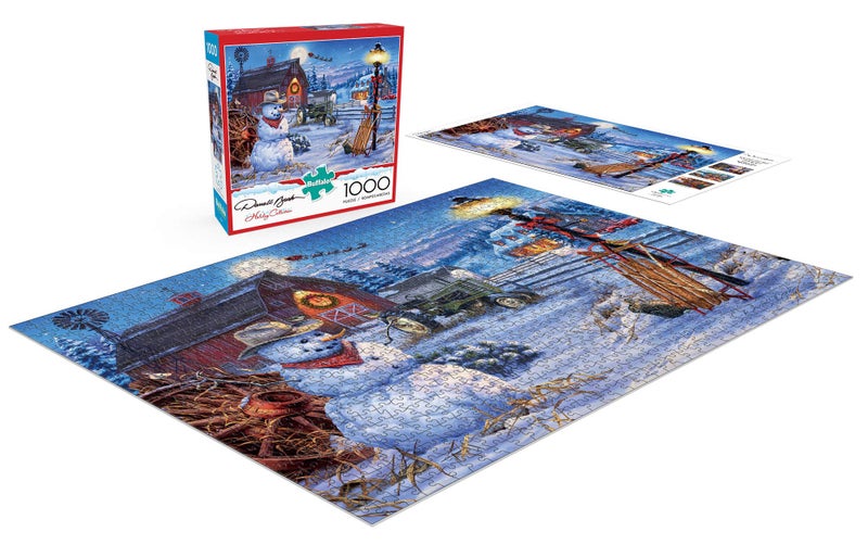 Buffalo Games - Darrell Bush - Country Christmas - 1000 Piece Jigsaw Puzzle For Adults -Challenging Puzzle Perfect for Game Nights - Finished Size is 26.75 x 19.75 - Image 3