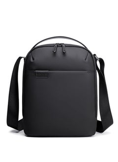 Messenger Bag for Men, Lightweight Water Resistant Crossbody Bags for Work with Tablet Compartment, Black