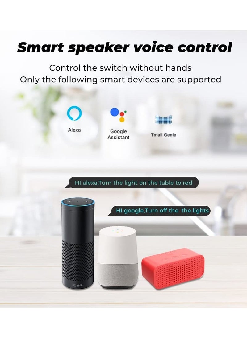 UanTii - Tuya Wifi Smart Plug 20A Wireless Socket Mini Wifi Outlet Timing Schedule Function Smart Life App Remote Control Works - Image 1