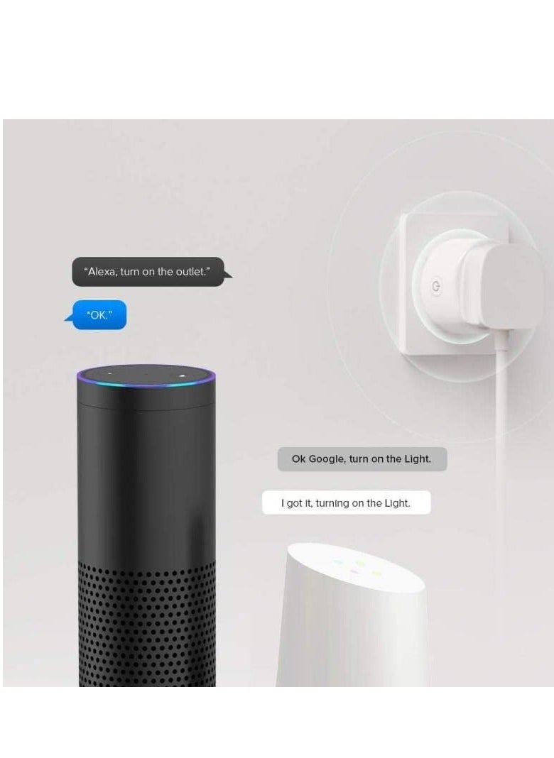 UanTii - Tuya Wifi Smart Plug 20A Wireless Socket Mini Wifi Outlet Timing Schedule Function Smart Life App Remote Control Works - Image 1
