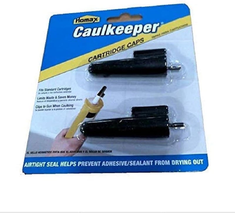 Homax 71773000658 Caulkeeper 2 Piece Caulk Caps, Black - Image 2
