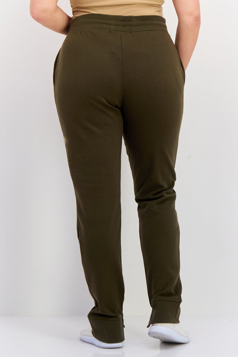KANGOL Women Sportswear Fit Outdoor Sweatpants, Green  - Image 3