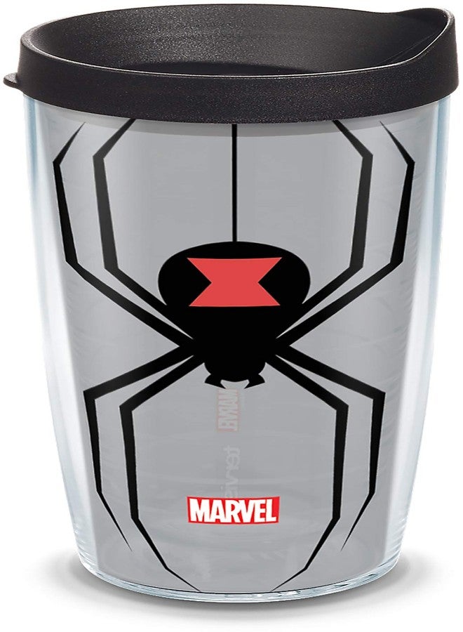 Tervis Marvel - Black Widow Made in USA Double Walled Insulated Tumbler Travel Cup Keeps Drinks Cold & Hot, 16oz, Clear - Image 1