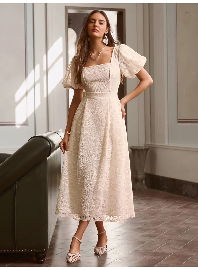 SIMPLEE Women's Summer Elegant DressLight & Comfortable Lightweight Cotton Blend Perfect for Outings