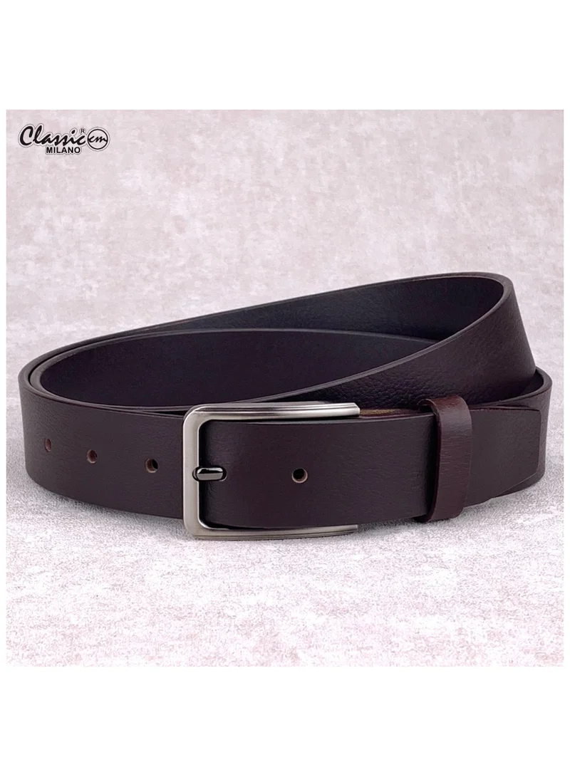 Classic Milano Classic Milano Genuine Leather Belt for Men – Black and Brown Formal Men's Belt  – Men Belts for Office & Business Wear – Mens Belt Leather with Gift Box