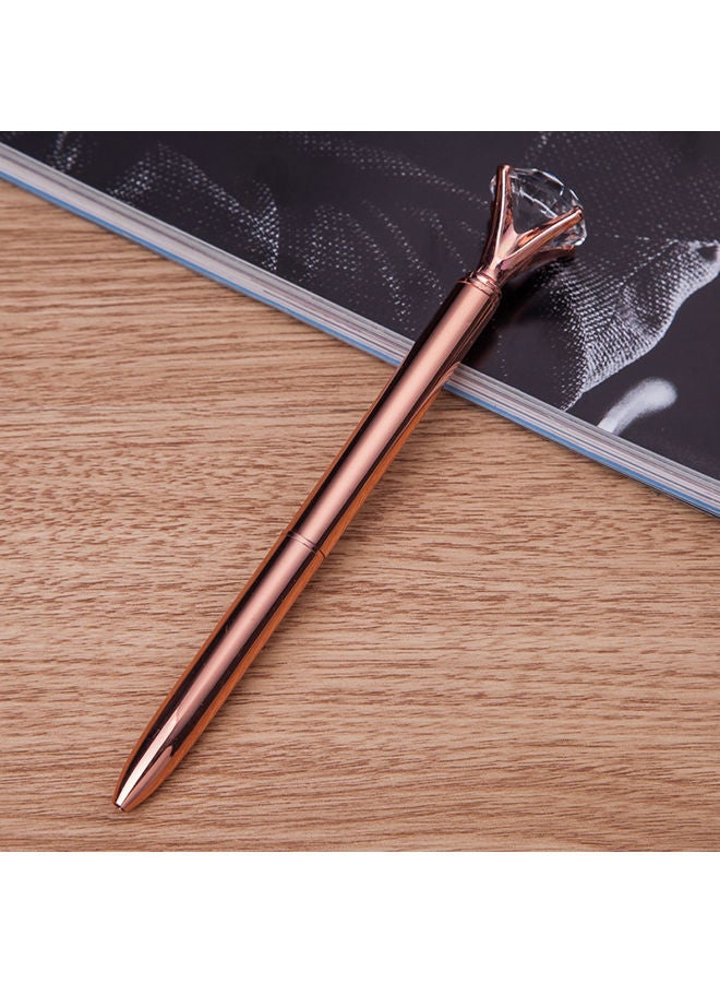 نيبمينينت طقم أقلام برأس كروي مزين بقطعة كريستال على شكل ماسة ومكون من 3 قطع متعدد الألوان