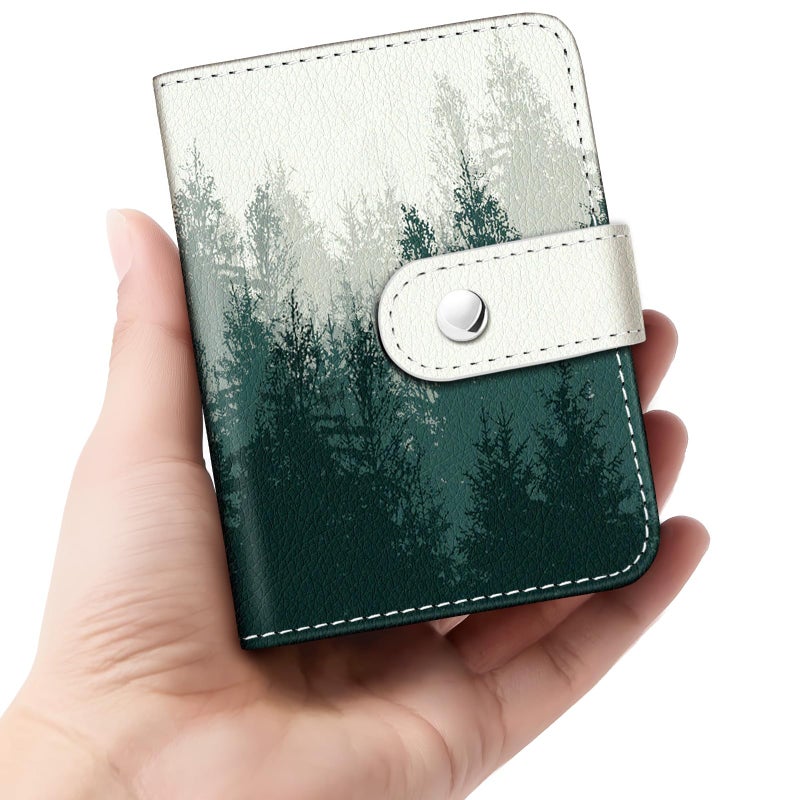 Lebrocoli Mist Forest Small Photos Album for 2x3 Inch Films, 56 Pockets Mini Cute Albums Book for Polaroid Fujifilm Instax Mini Instant Camera Printer, Kpop Photocard Pictures Binders Holders Storage - Image 1