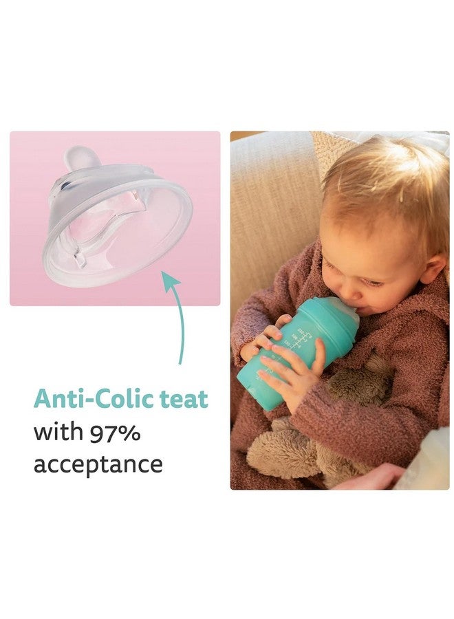 Herobility Double Anti-Colic Silicone Nipples, Baby Bottle Teats, Breast Like Shaped Nipples - Fits Herobility's Baby Bottles & Eco Baby Bottles | Pack of 2 (Extra Large Size) - Image 1