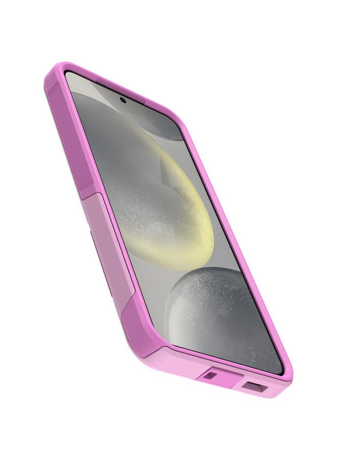 أوتربوكس جراب OtterBox Commuter Series لهاتف Samsung Galaxy S24 - Run Wildflower (وردي)، نحيف ومتين، مناسب للجيب، مع حماية للمنافذ - Image 2