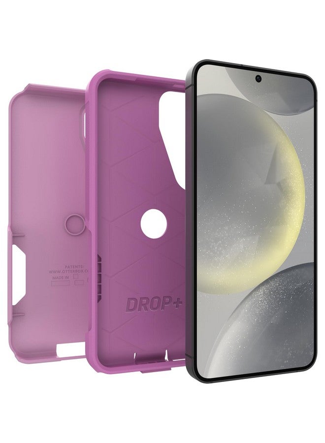 أوتربوكس جراب OtterBox Commuter Series لهاتف Samsung Galaxy S24 - Run Wildflower (وردي)، نحيف ومتين، مناسب للجيب، مع حماية للمنافذ - Image 3