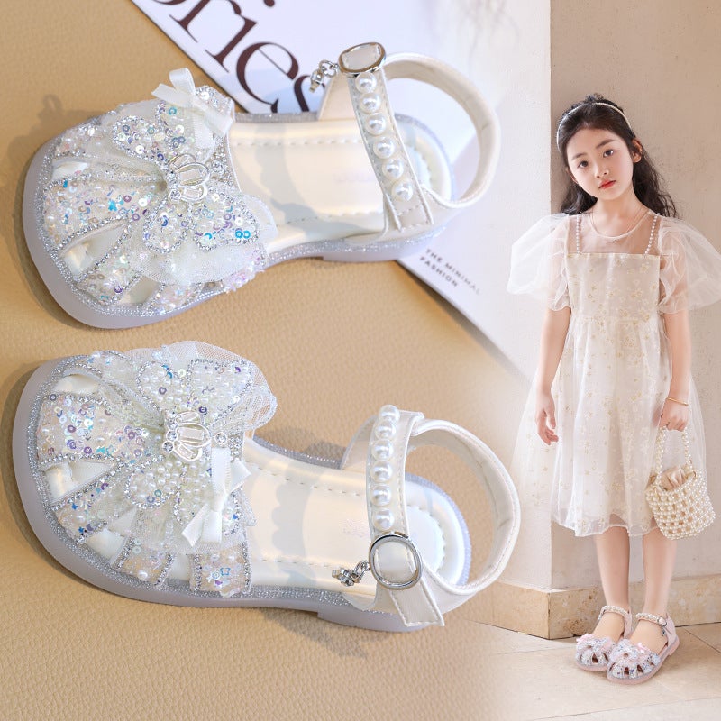Girls Sandals Princess Summer Summer Children'S Shoes Girls Crystal Shoes Explosions Baby Girl Elsa - Image 4