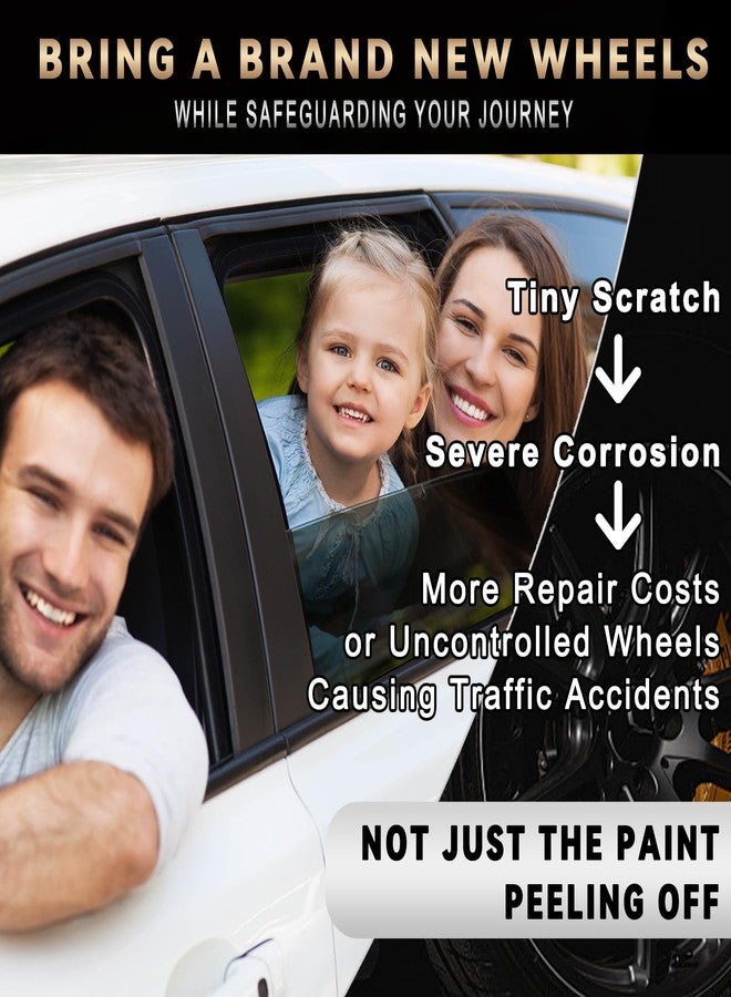 xdotoar Rim Touch Up Paint,Gloss Black Car Wheel Scratch Repair - Image 4