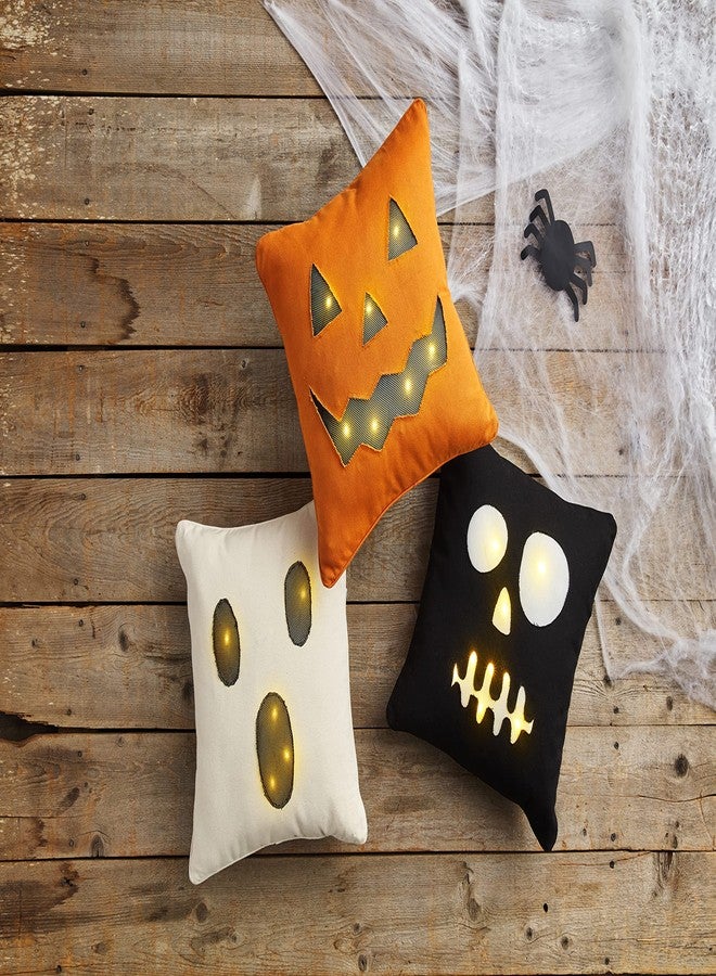 Mud Pie Throw Pillow, 16" x 16", Pumpkin - Image 2