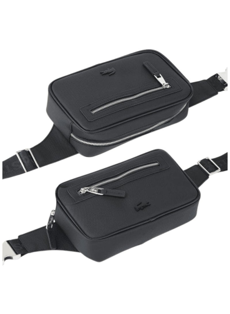 LACOSTE Lacoste Pouch Waist Belt Black Polyester Men Bag  - Image 4