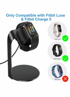 KASTWAVE Charger Dock for Fitbit Luxe/Fitbit Charge 5,Replacement USB Charging Cable Dock Stand for Fitbit Charge5  - Image 2