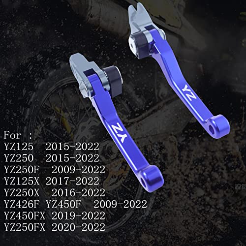 TIRGE Motorcycle CNC Foldable Pivot Clutch Brake Lever Handle for YZ125 YZ250 15-22 YZ250F 09-22 YZ125X 17-22 YZ250X 16-22 YZ450F 09-22 YZ450FX 19-22 - Image 2
