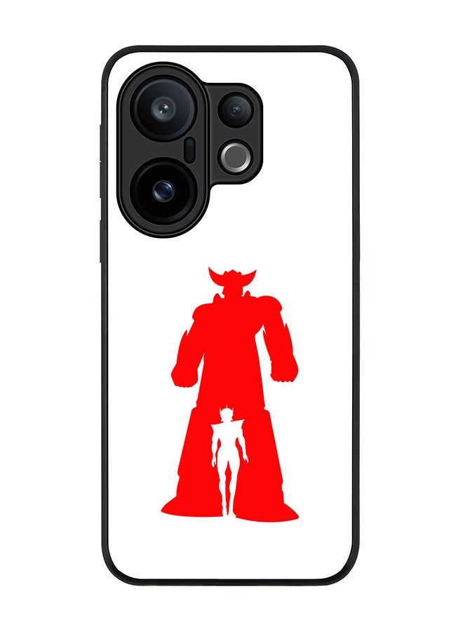 Stylizedd For vivo X200 FE / S30 Pro mini Case,Slim fit Camera Protection, Shockproof Thin Phone cover  - Grendizer (White)