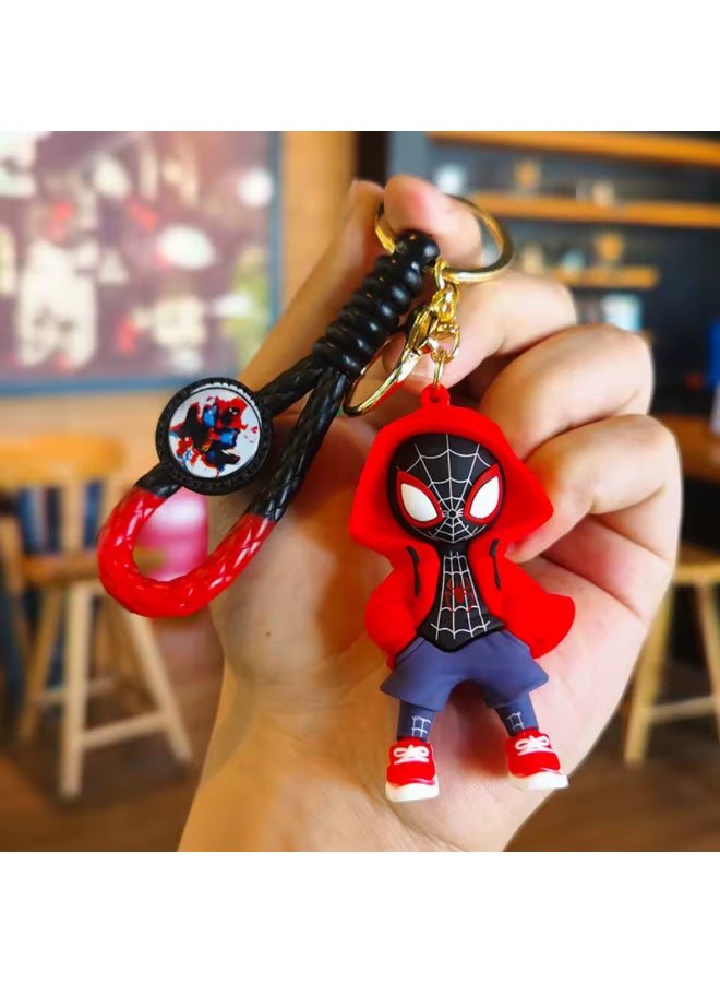 SPIDERMAN Cartoon Spiderman Keychain Lovely Anime Keychain Accessories, Purse Handbag Decorative Bag Accessories - Image 2